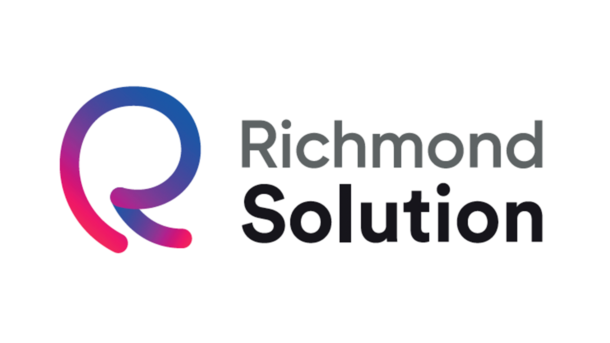 Richmond Solution logo featuring a stylized, gradient-colored letter R next to the company name.