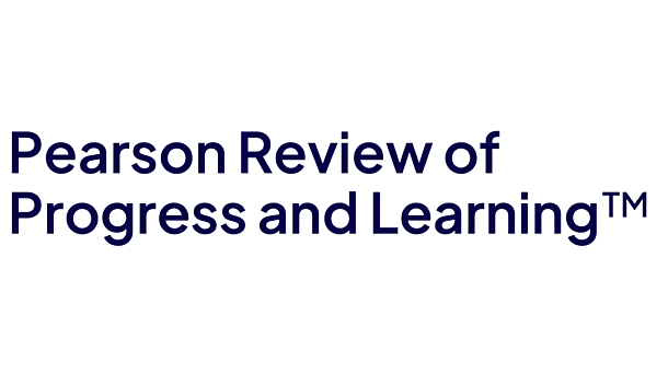 Pearson Review of Progress and Learning™ logo.