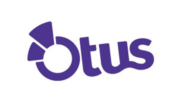 Otus company logo featuring the word Otus in purple, with a stylized circular icon resembling a pie chart segment above the letter O.