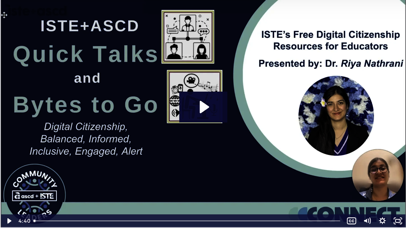 ISTE+ASCD's Free Digital Citizenship Resources for Educators