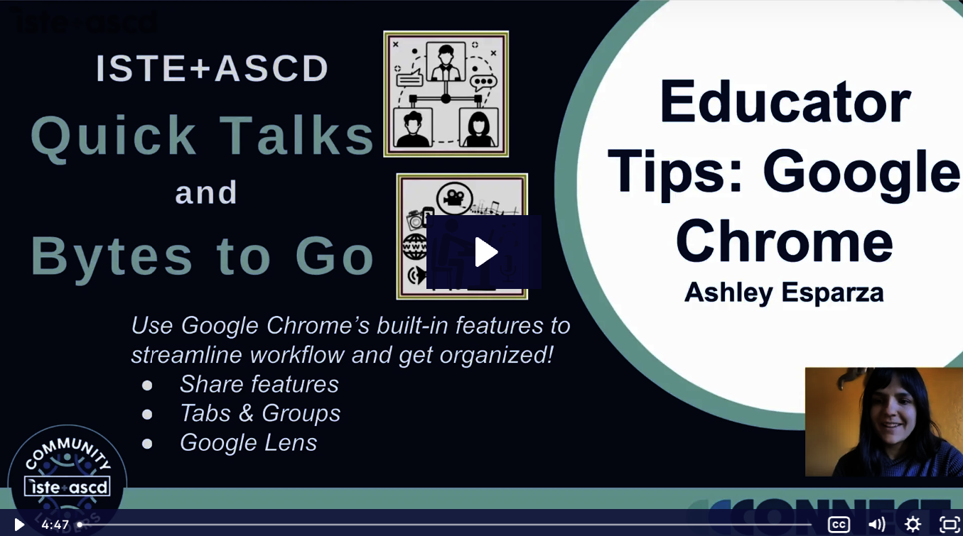 Educator Tips: Google Chrome
