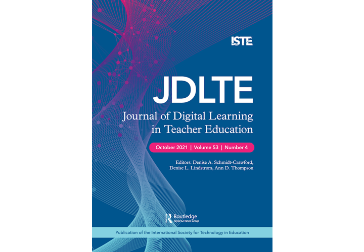 Cover image of the Journal of Digital Learning in Teacher Education
